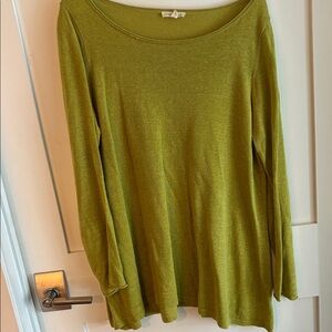 Eileen Fisher Green Long Sleeve Women's Top